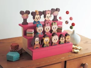 良質な木製玩具「KIDEA」のお雛様セット