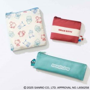 サンリオキャラクターズポーチ3点セット