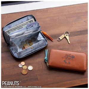 スヌーピー 高機能！ 小さな長財布 BROWN75th Anniversary Limited Edition