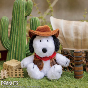 [スヌーピー]カウボーイスヌーピーのぬいぐるみポーチ